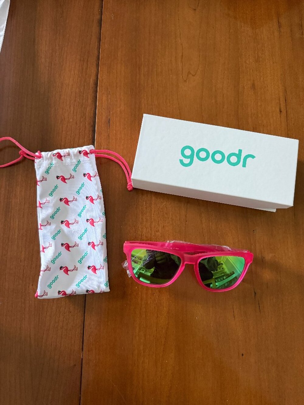 NEW - Pink Goodr 'Flamingos on a Booze Cruise' Sunglasses